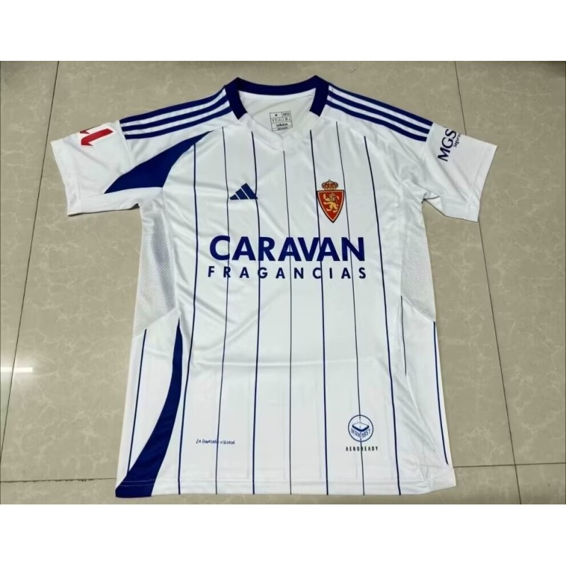 Camiseta De Fútbol 1ª Equipación Real Zaragoza 2024/25 Camiseta De Fútbol 1ª Equipación Real Zaragoza 2024/25