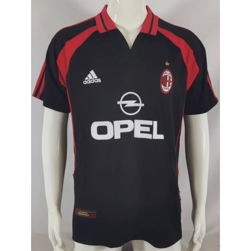 Camiseta De Fútbol 2ª Equipación Milan 2000/01 Camiseta De Fútbol 2ª Equipación Milan 2000/01