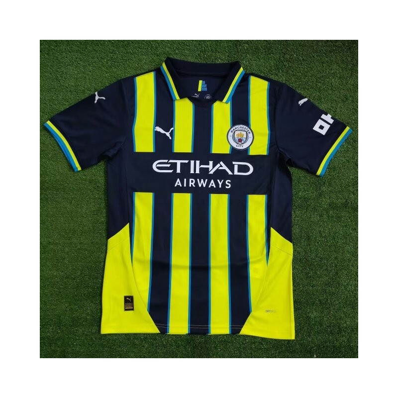 Camiseta De Fútbol 2ª Equipación Manchester City 2024/25 Camiseta De Fútbol 2ª Equipación Manchester City 2024/25