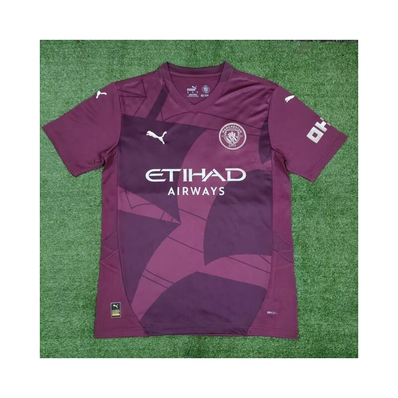 Camiseta De Fútbol 3ª Equipación Manchester City 2024/25 Camiseta De Fútbol 3ª Equipación Manchester City 2024/25