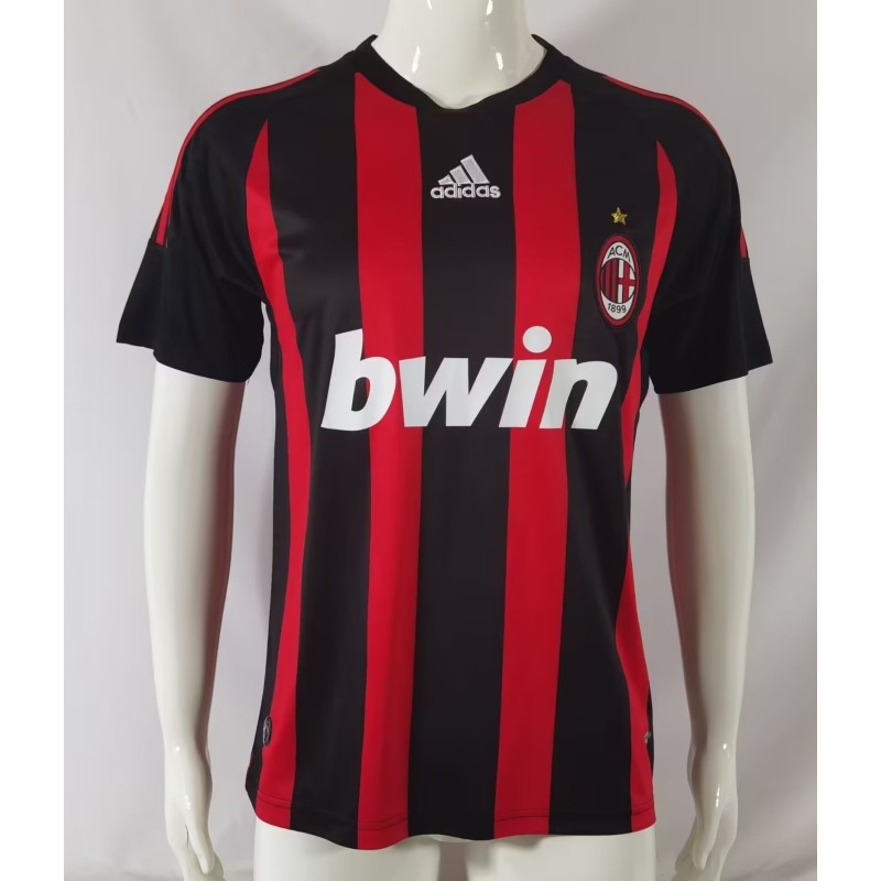 Camiseta De Fútbol 1ª Equipación Milan 2008/09 Camiseta De Fútbol 1ª Equipación Milan 2008/09