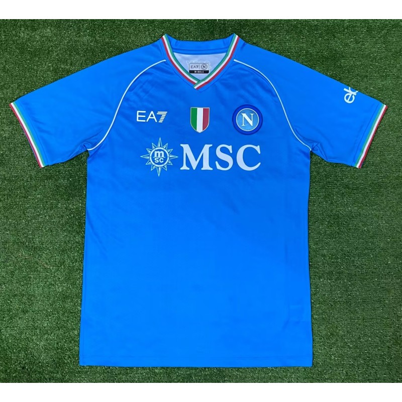 Camiseta De Fútbol 1ª Equipación Napoli 2023/24 Camiseta De Fútbol 1ª Equipación Napoli 2023/24