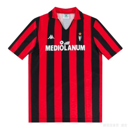 Camiseta De Fútbol 1ª Equipación Milan 1989/90