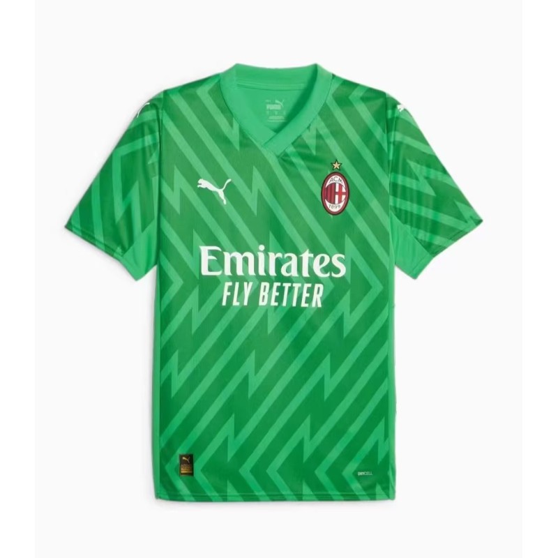 Camiseta De Fútbol Equipación De Portero Milan 2023/24 Camiseta De Fútbol Equipación De Portero Milan 2023/24