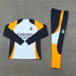 Chandal Azul, Blanco Y Naranja Real Madrid 2024/25