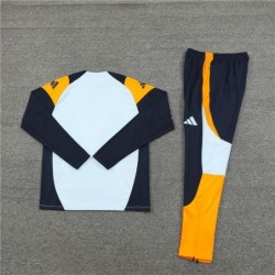 Chandal Azul, Blanco Y Naranja Real Madrid 2024/25